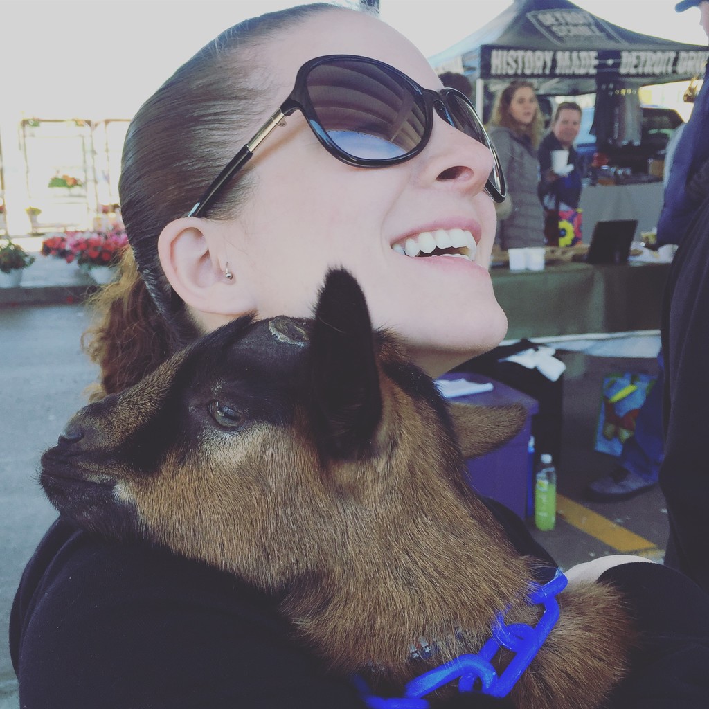 Baby Goats at Eastern market  by annymalla
