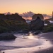 Bandon Rocks Sunset by jgpittenger