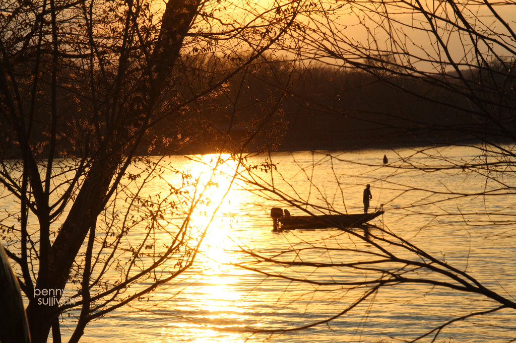 0417_1127 Sunset Fisherman by pennyrae