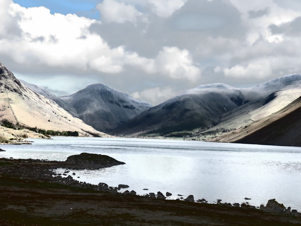 Snowy Wastwater by countrylassie