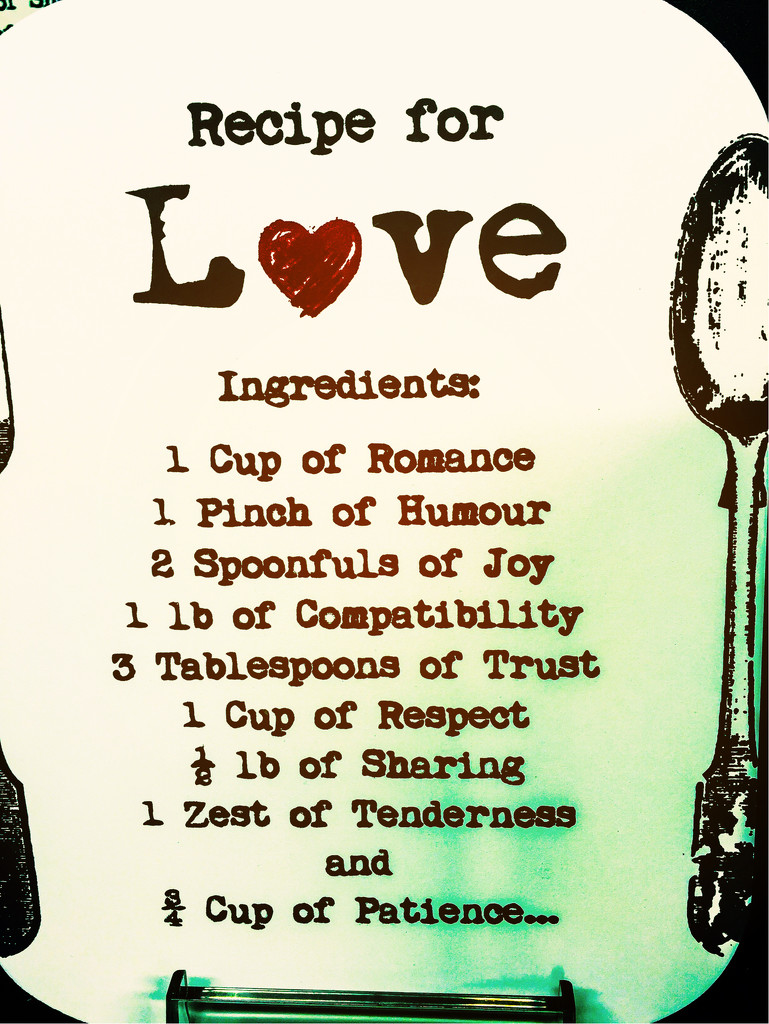 Recipe for L❤️Ve.  by cocobella
