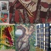 photo-montage from Batik exhibition. Bottom left was the tutor's demonstration piece. by cpw