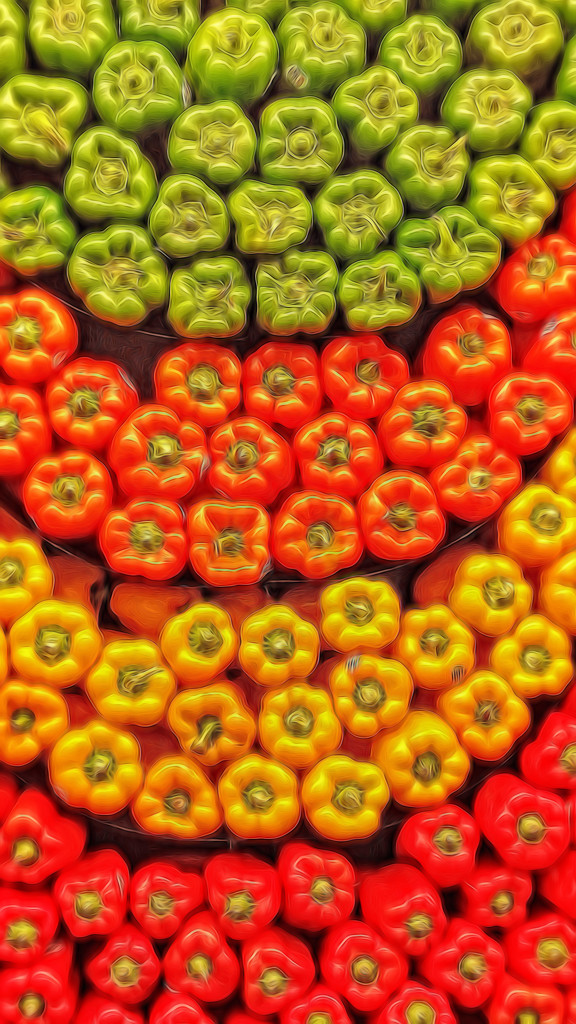Picking Perfectly Pretty Peppers by joysfocus