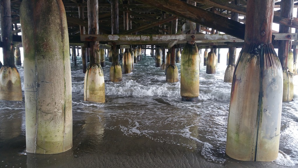 Under the pier by mariaostrowski