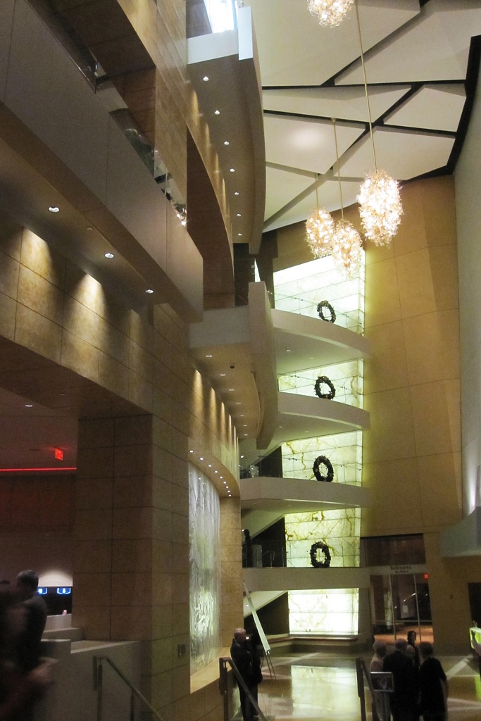 Dec 4. lobby of the Cobb Energy Center by margonaut
