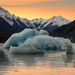 Sunset in Glacia Lake by yaorenliu