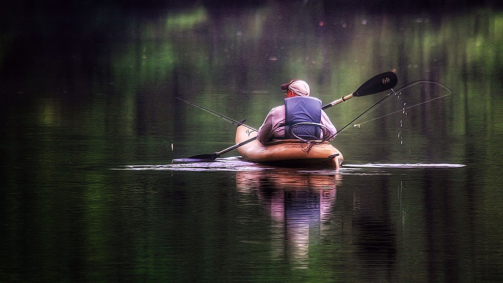 Kayak Fisherman by sbolden