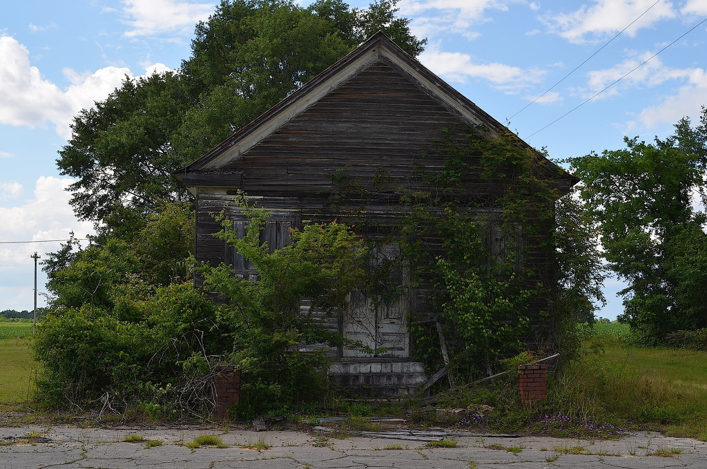 One of the last remaining buildings on the main street of a South Carolina ghost town. by congaree