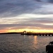 Sunset over the Ashley River at Charleston Harbor, Charleston, SC by congaree