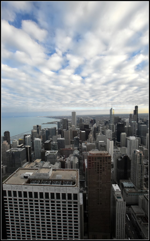 A view from the 94th floor Hancock Tower by rosiekind