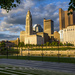 A warm evening sunshine on our downtown in Cols. Ohio by ggshearron
