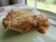 11th May 2016 - First fresh peach pie of the year