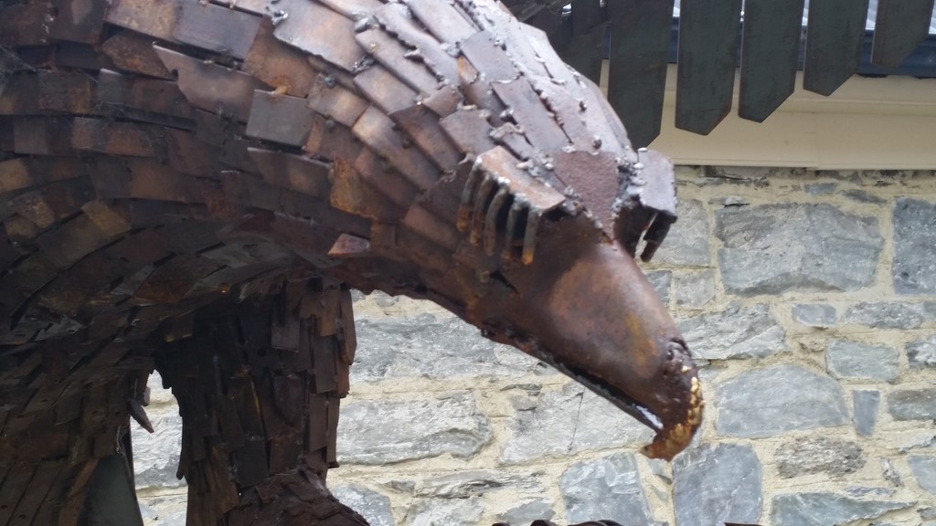 Sculpture  of Haast Eagle (Queenstown) by Dawn