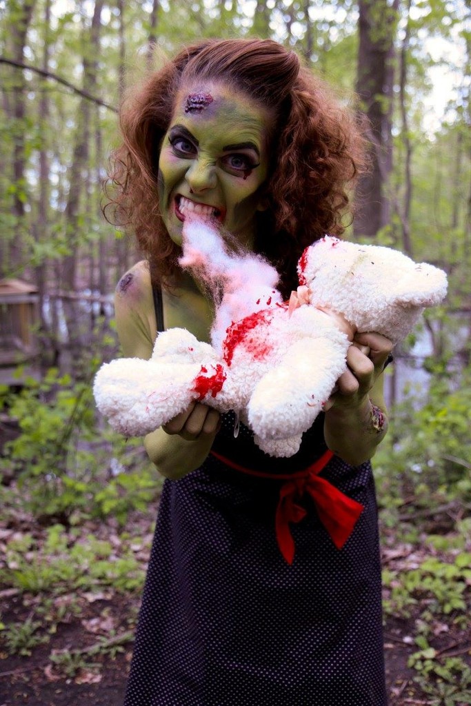 Cherri paints zombie shoot  by annymalla