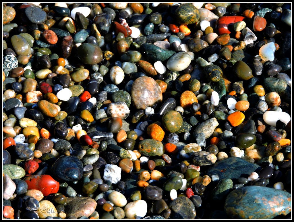Beach of Polished Rocks... by soylentgreenpics