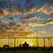 Sun sets at the ballpark by danette