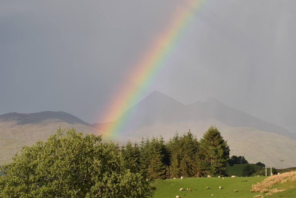 Cruachan and rainbow by christophercox