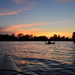 Kayaking at Sunset on Melvern Lake, Kansas by kareenking