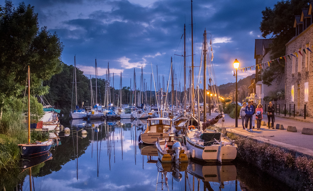 Project 52: Week 23 - Inner Harbour at the Blue Hour by vignouse