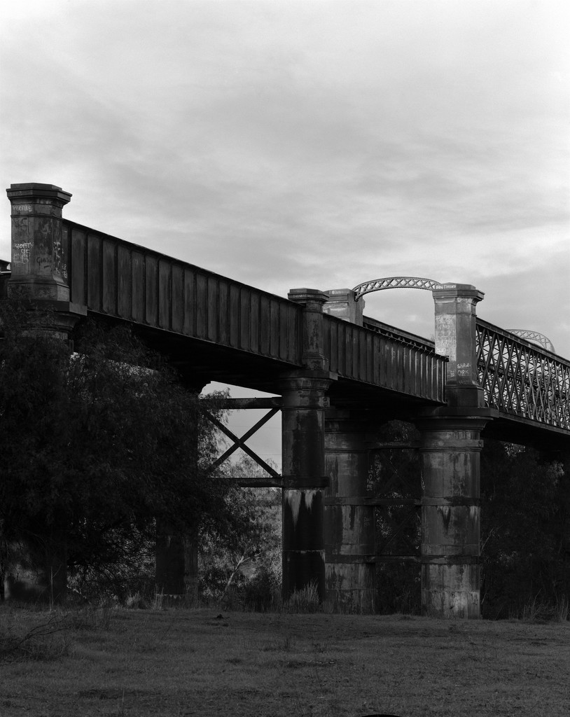 Disused railway bridge by peterdegraaff