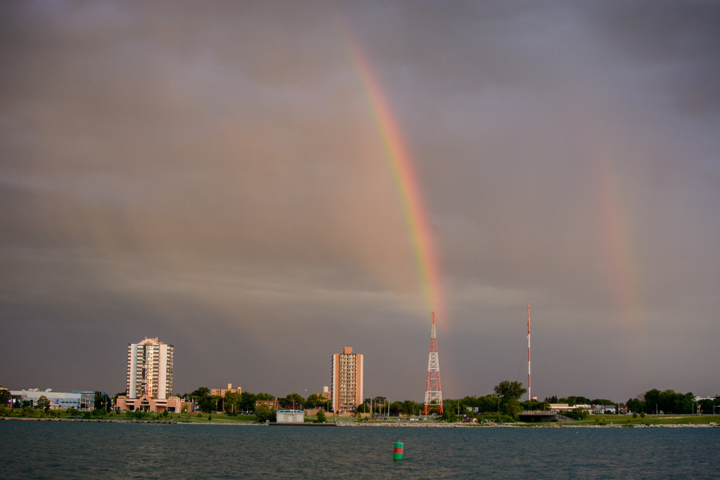 rainbow over windsor by jackies365