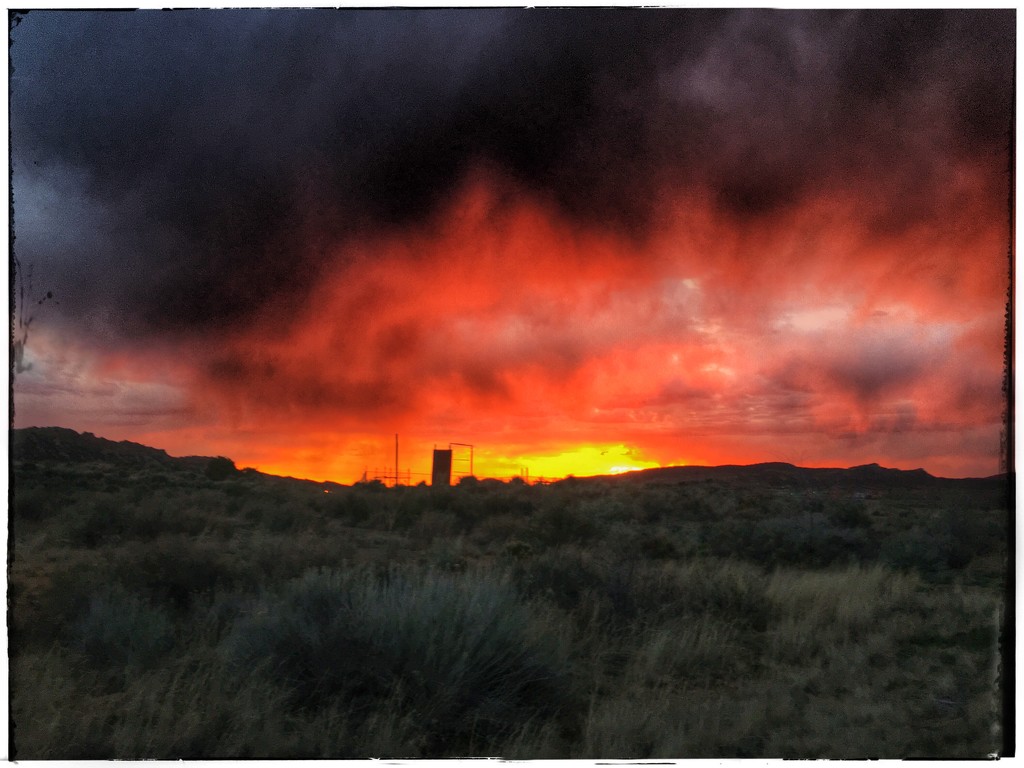 Fiery Sunset by jeffjones