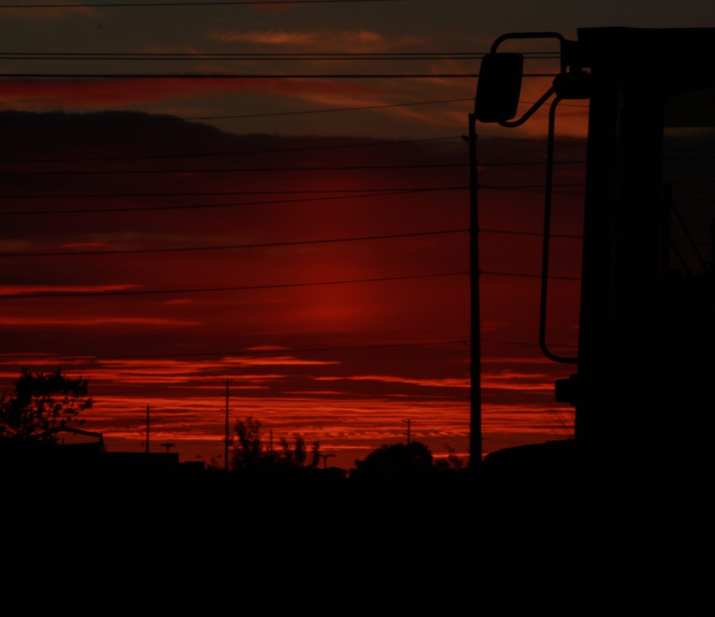 intense sunset by adi314