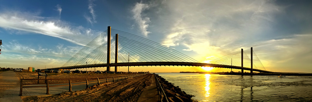 Sunset Bridge by lesip