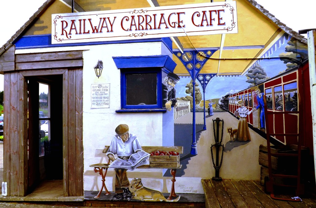 The Railway Carriage Cafe by ajisaac