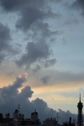 15th Jun 2016 - the clouds and the Eiffel Tower