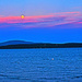 Strawberry Moon over Cadillac Mountain by dianen