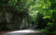 25th Jun 2016 - Narrow road at McConnells Mill State Park