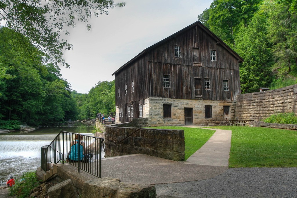 Old Mill Building by the creek at McConnells Mill State Park by mittens