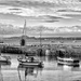 Three boats in the harbour by frequentframes