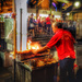 Satay Cook at Hawkers Centre - Chinatown by jaybutterfield