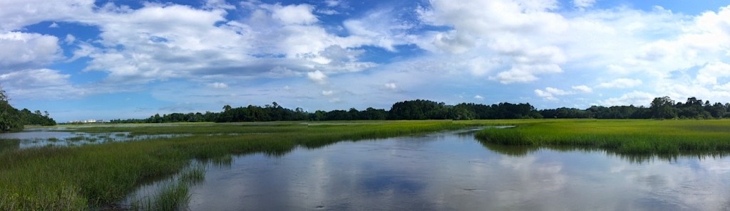 Sky, marsh and clouds, Charles Towne Landing State Historic Site, Charleston, SC by congaree