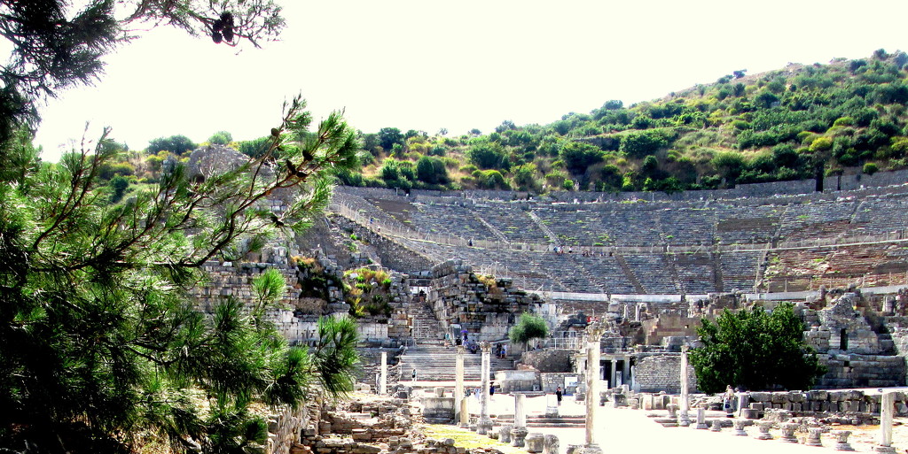 Ruin - Amphitheater Ephesus Turkey by bruni