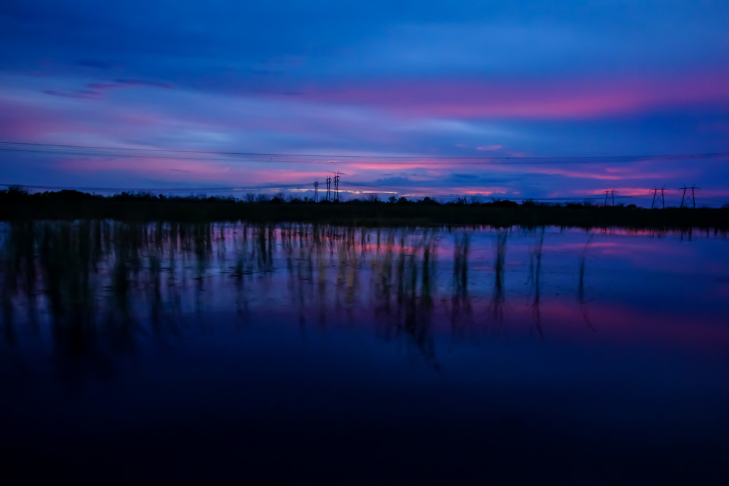Night Falls on the Everglades by danette