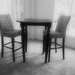 Table and wicker chairs by jeffjones