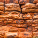 Red Centre Rock Face by pusspup