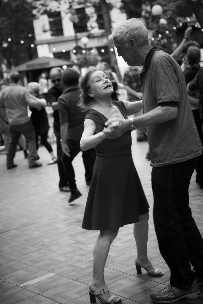Dancing Til Dusk at Occidental Park- Seattle by seattle