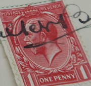 5th Jul 2016 - 1921 stamp - King George V.