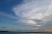9th Jul 2016 - Clouds over the mouth of the Ashley River at Charleston Harbor, Charleston, SC
