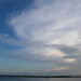 Clouds over the mouth of the Ashley River at Charleston Harbor, Charleston, SC by congaree