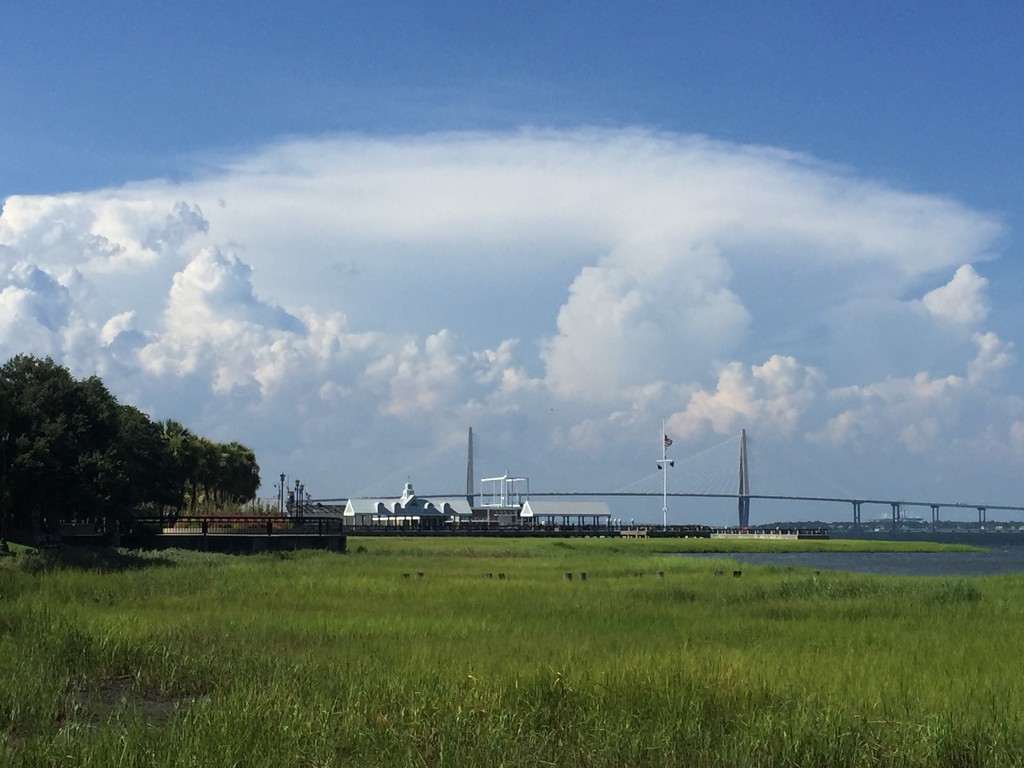 Summer clouds over Waterfront Park, Charleston, SC by congaree