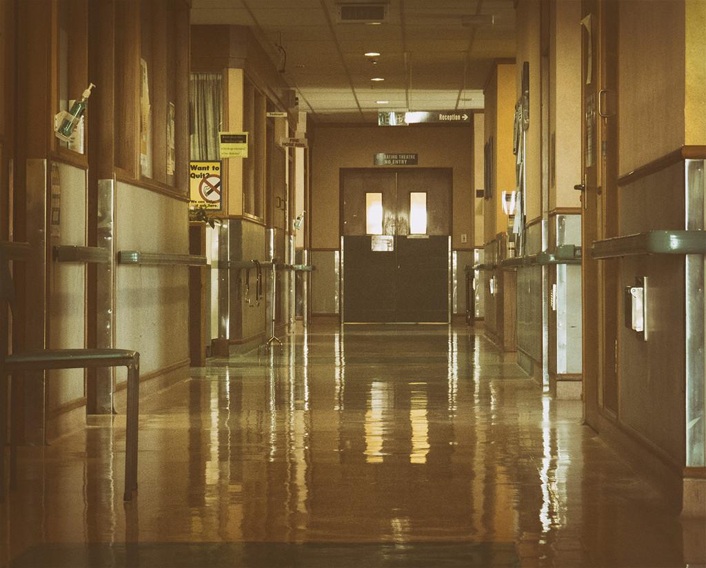 hospital corridor in colour by kali66