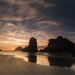 Bandon Rocks Sunset Remake by jgpittenger