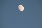 15th Jul 2016 - Moon over the Plane ;)