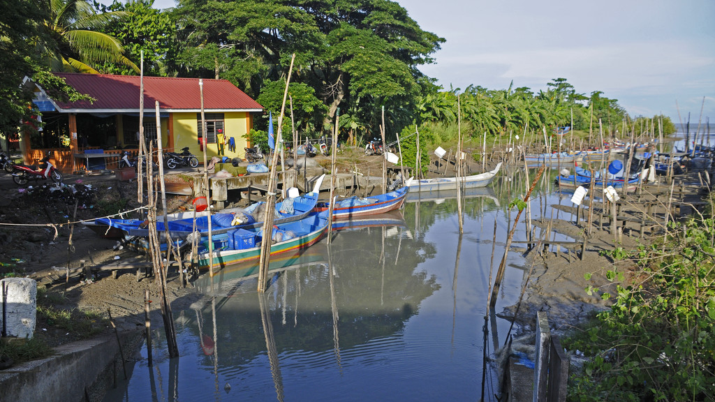Fishing boats Sungai Meriam by ianjb21