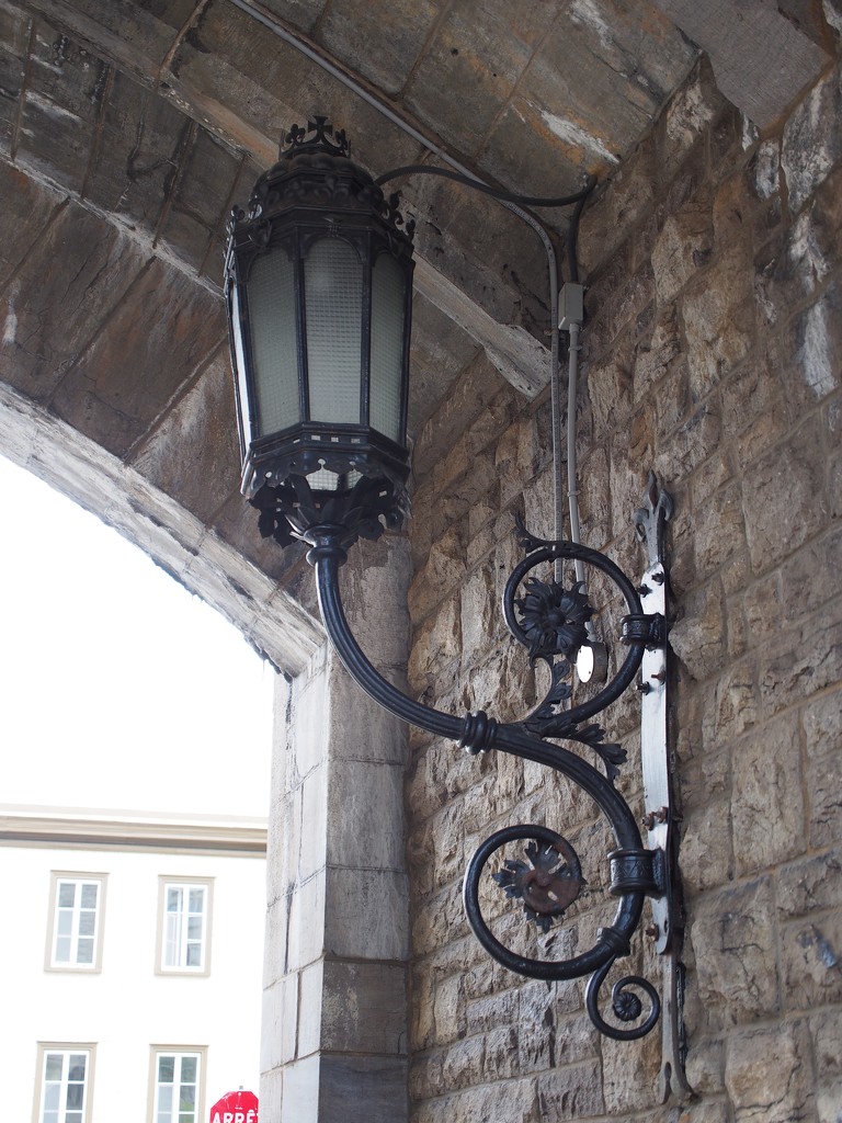 Lantern in Quebec City Old Town by selkie